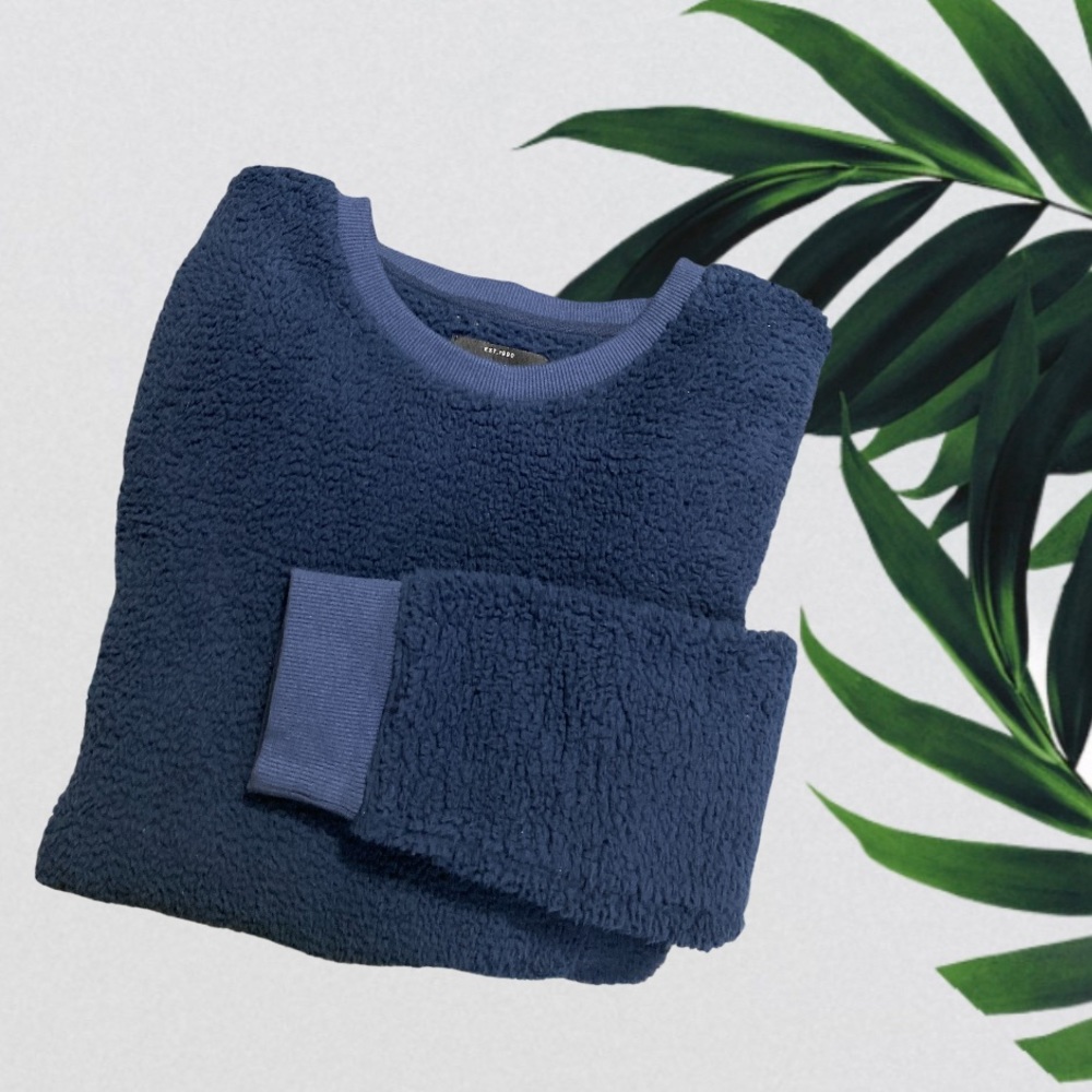 Lucky Brand Sherpa Crew Neck